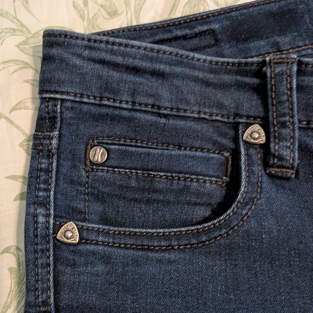 Kut From The Cloth Dark Blue Women's Skinny Jeans - Picture 4 of 8